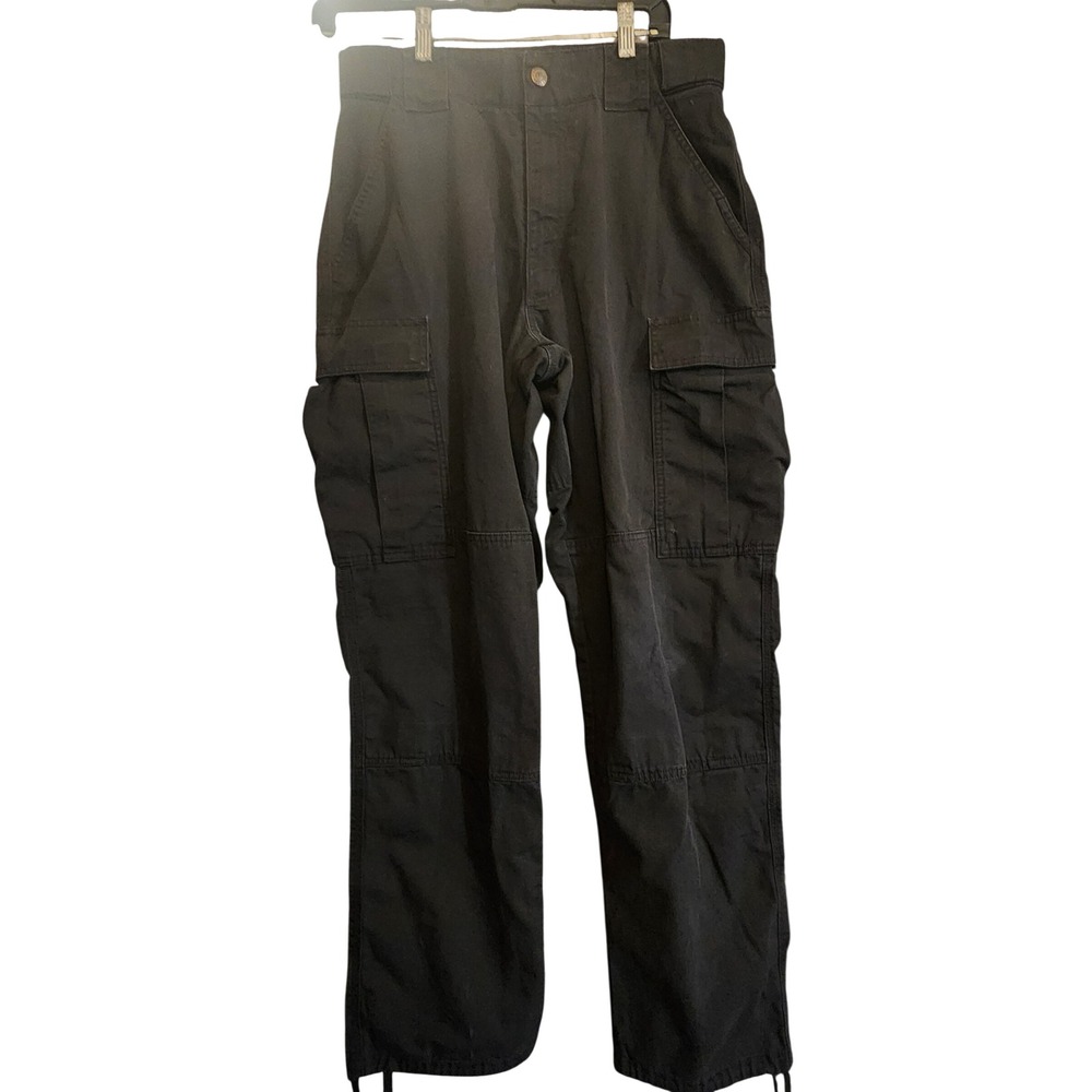 5.11 Tactical Cargo Pants Mens Medium Black Good Utility Ripstop Trousers